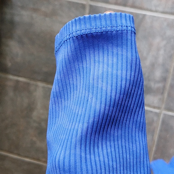 Carbon38 2 Pairs Leggings small ribbed black And Blue - Picture 10 of 13